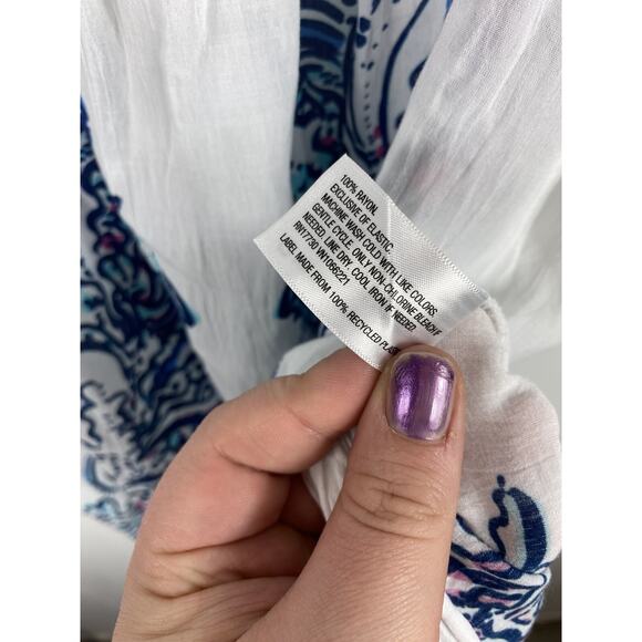 Lilly Pulitzer for Target Kaftan Cover Up/Dress Wavepool Print Beachy Su… - Picture 5 of 7